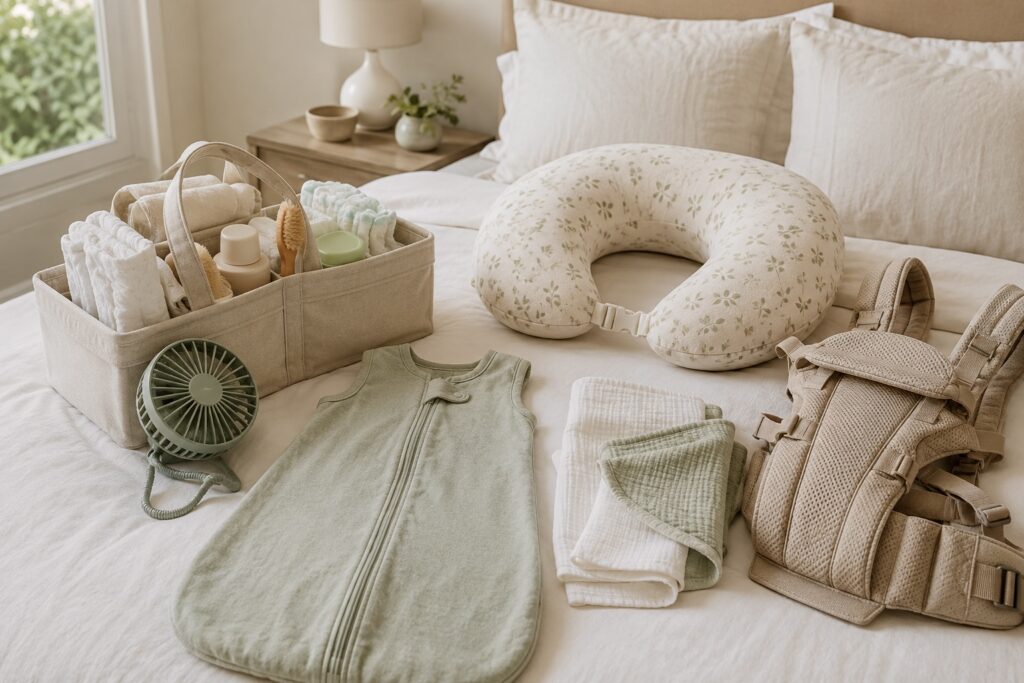 Practical newborn essentials that became everyday favorites after baby arrived.